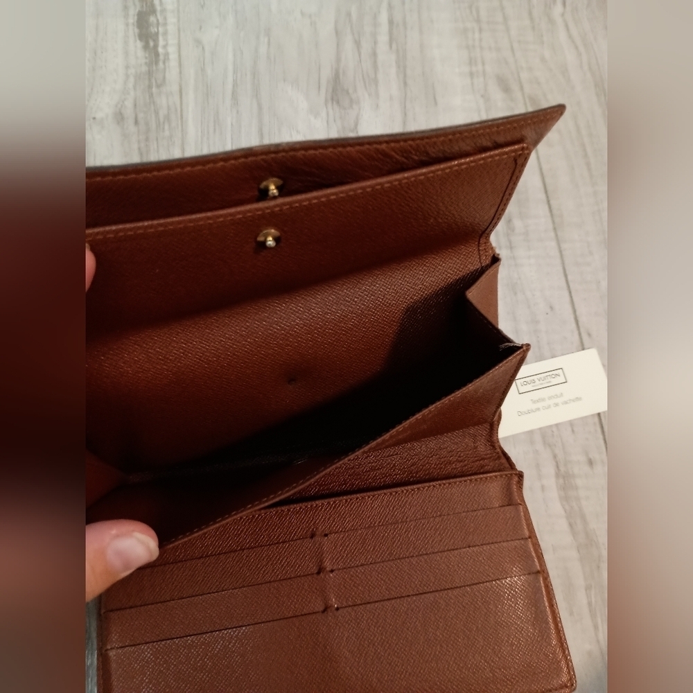 Authentic Louis Vuitton Monogram Porte Tresor International Trifold Long Wallet - Picture 13 of 16